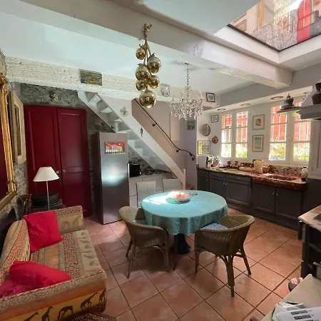 Проживание в семье Chambre_privee_collioure_centre *
